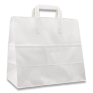 Papieren tassen wit 70 gr. 32+16x27cm