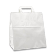 Papieren tassen wit 70 gr. 26+17x27cm