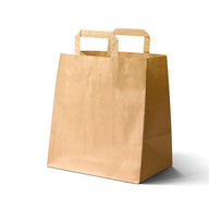 Papieren tassen kraft 70 gr. 26+17x27cm