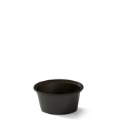 Oval portion cup 2oz 50cc zwart