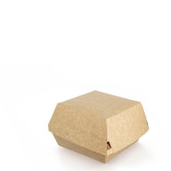 Hamburgerbakje IP6 Groot kraft/wit BIO