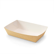 Frietbakje A14 kraft/wit BIO