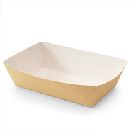 Frietbakje A50 kraft/wit BIO