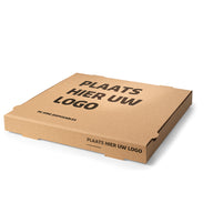 Pizzadoos bedrukt met logo 36x36x4cm kraft