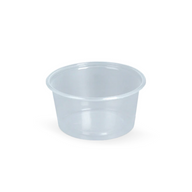 Rond bakje 100cc Ø70mm Transparant