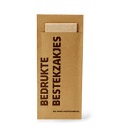 Bestekzakjes bedrukken kraft