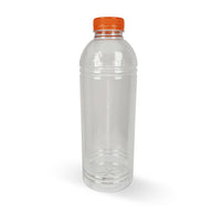 Flesje RPET 1000cc met oranje dop