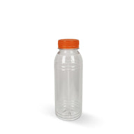 Flesje RPET 330cc met oranje dop