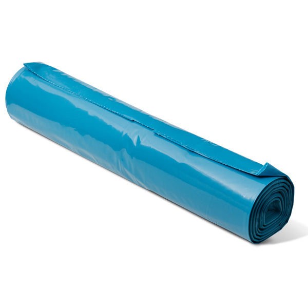Afvalzak LDPE blauw 90 x 110cm 60mu
