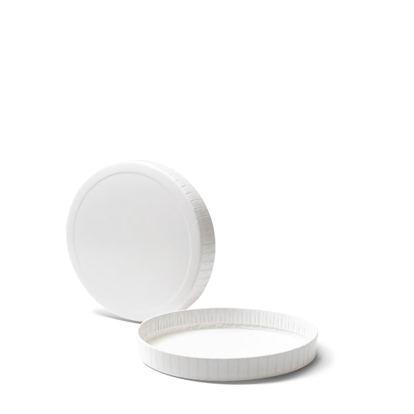 White flat paper lid LFRFF-32