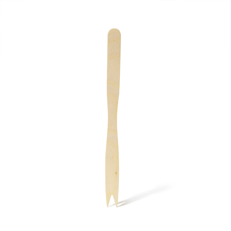 Houten snackvork 140mm 100% FSC® BIO