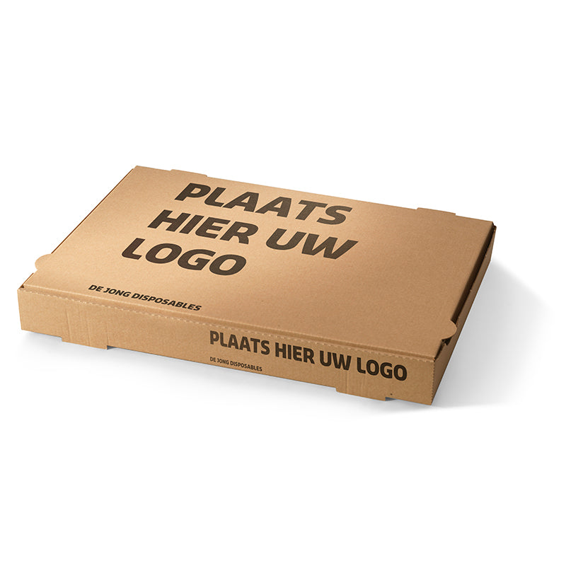 Pizzadoos bedrukt met logo 385x275x45mm