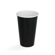 Milkshakebeker middel 450ml Ø90mm 16oz zwart FSC®Mix karton