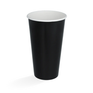 Milkshakebeker groot 560ml Ø90mm 20oz zwart FSC®Mix karton