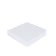 Servet 1 laags 1/4 vouw 24x24cm papier wit BIO