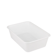 Maaltijdbak PP 650ml wit