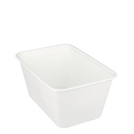 Maaltijdbak PP 1000ml wit