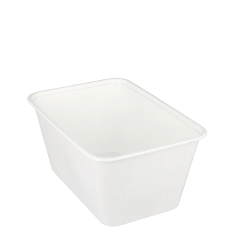 Maaltijdbak PP 1000ml wit