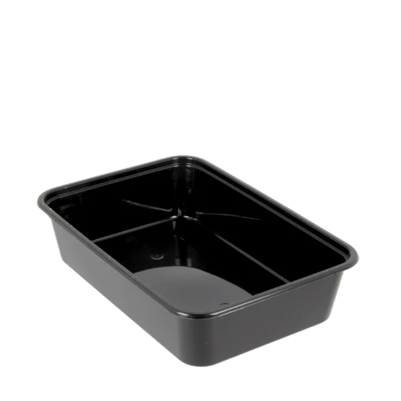 Maaltijdbak PP 500ml zwart