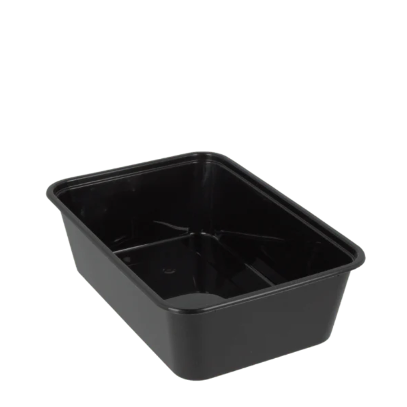 Maaltijdbak PP 650ml zwart