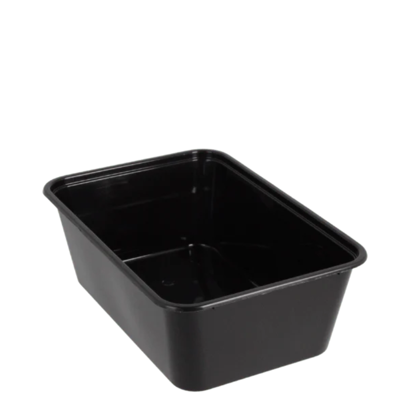 Maaltijdbak PP 750ml zwart
