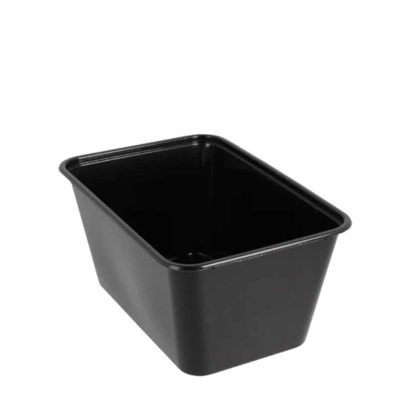 Maaltijdbak PP 1000ml zwart