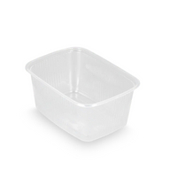 Salade & Saus bakjes 250ml 108mm rechthoekig transparant