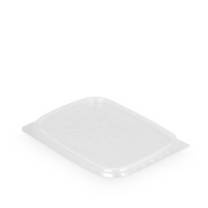 Deksel Salade & Saus bakjes 108mm rechthoekig transparant