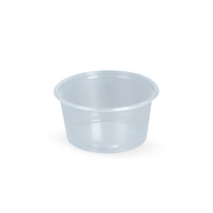 Rond bakje 80cc Ø70mm Transparant